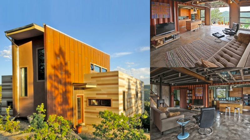 Illustration for article titled The greatest homes made from shipping containers around the world